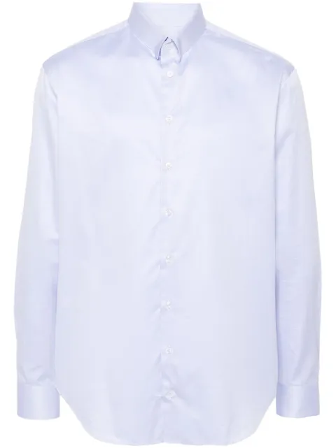 Giorgio Armani classic-collar cotton shirt Blue GM000471TE11187
