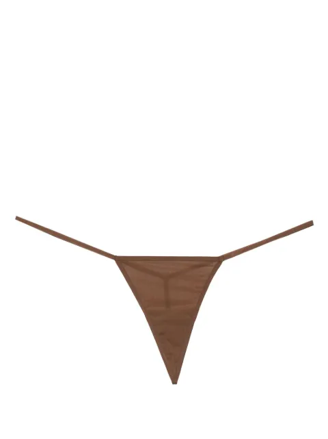 Maison Close Les Invisibles Micro thong Brown 562463