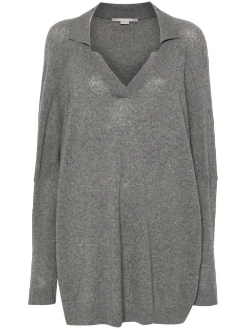 Stella McCartney mélange polo sweater Grey 6K08253S2513