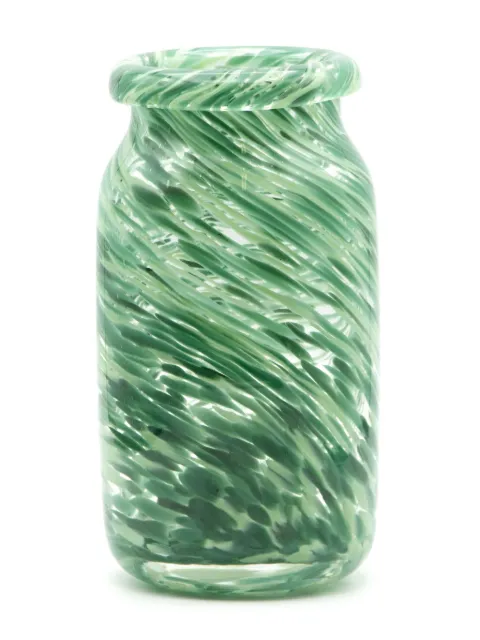 HAY Splash glass vase (11cm) Green AB502A601A056