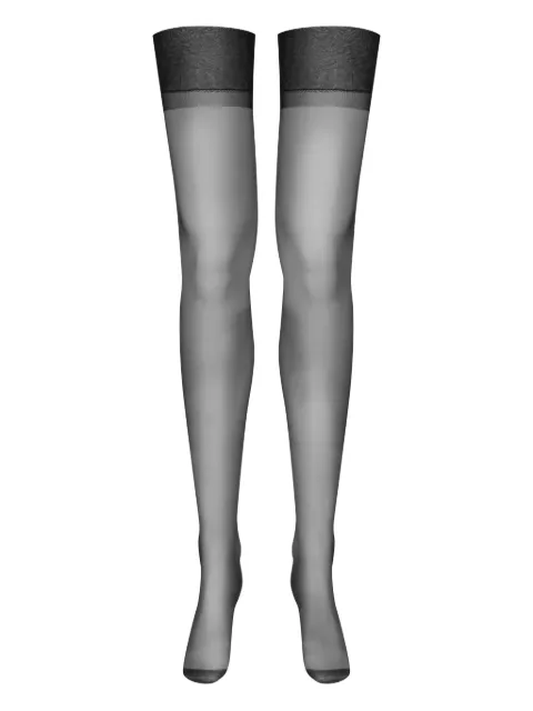 Maison Close seamless sheer stockings Black 563022