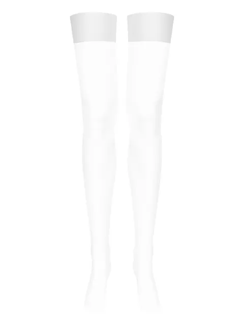 Maison Close seamless sheer stockings White 563027