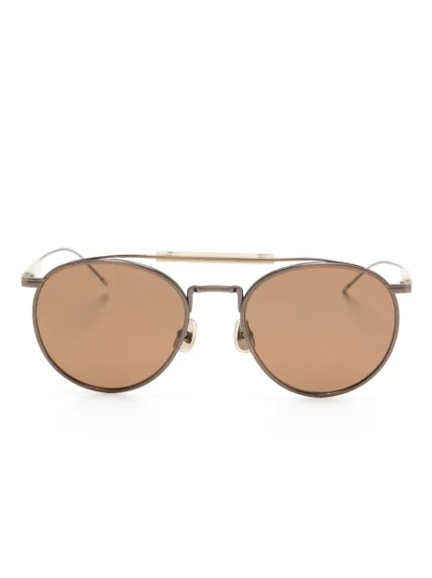 Brunello Cucinelli BC2004ST pilot-frame sunglasses Brown BC2004ST5006N9