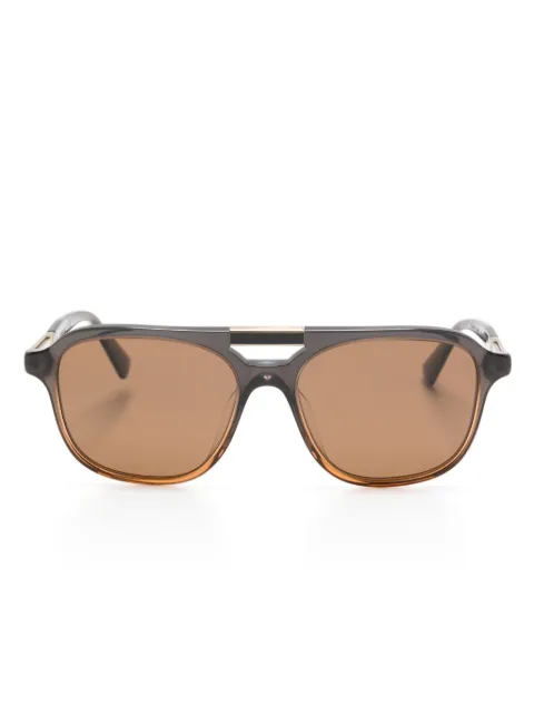 Brunello Cucinelli BC4001S pilot-frame sunglasses Brown BC4001S1005N9