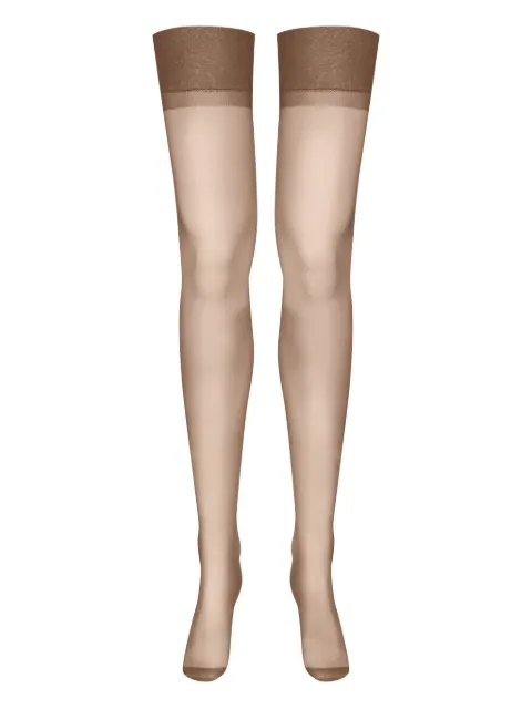 Maison Close seamless sheer stockings Brown 563042