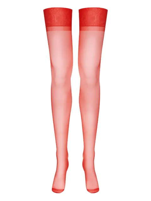 Maison Close seamless sheer stockings Red 563032