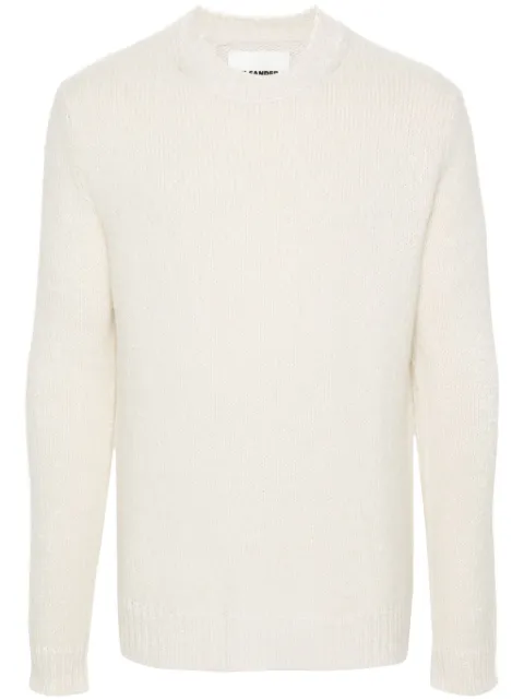 Jil Sander brushed chunky-knit jumper White J22GP0132J14628