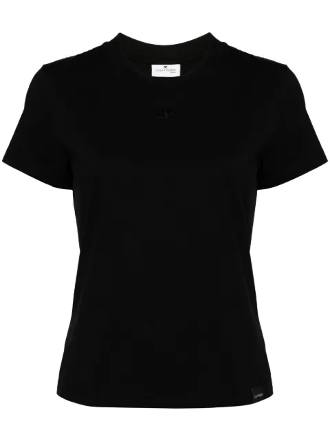 Courrèges AC cotton T-shirt Black VESJTS006JS0107