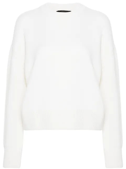 Fabiana Filippi crew-neck merino jumper White MAD214F093D4620000
