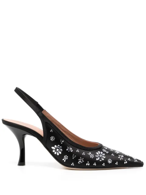 Malone Souliers x Tabitha Simmons Cameron 70mm slingback pumps Black CAMERON701