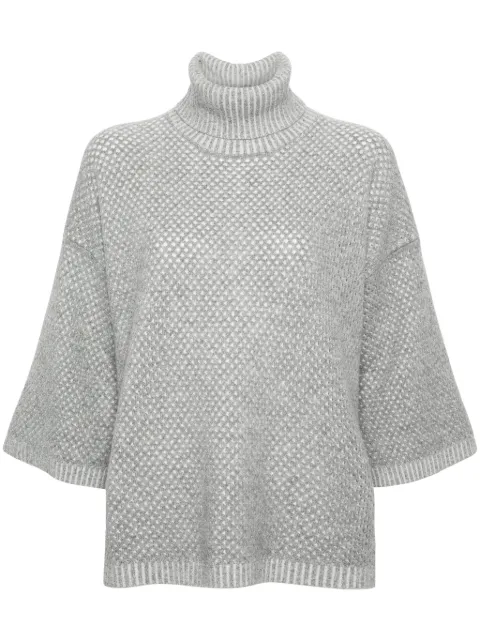 Fabiana Filippi roll-neck wool-blend jumper Grey MAD214F385I0320000