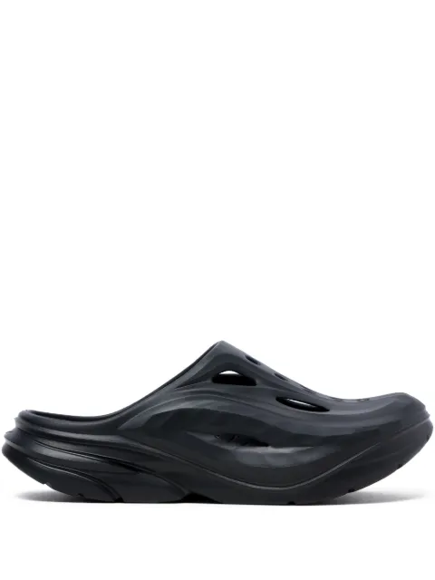 HOKA Ora Recovery round-toe slippers Black 1147951BBLC