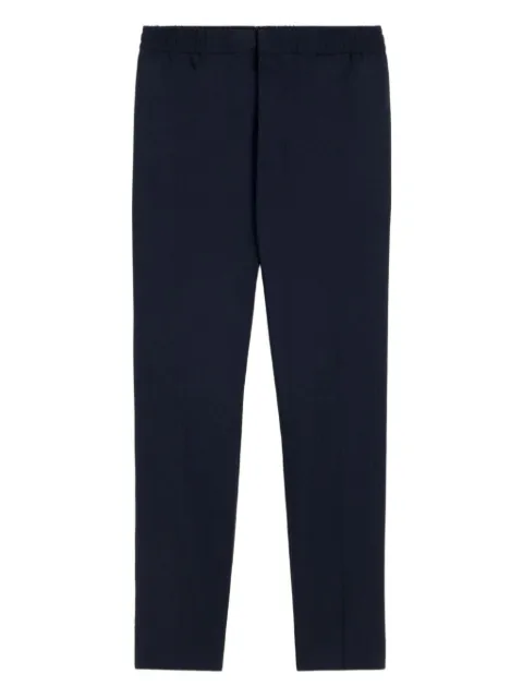 AMI Paris straight-leg wool trousers Blue E25HTR226WV0044