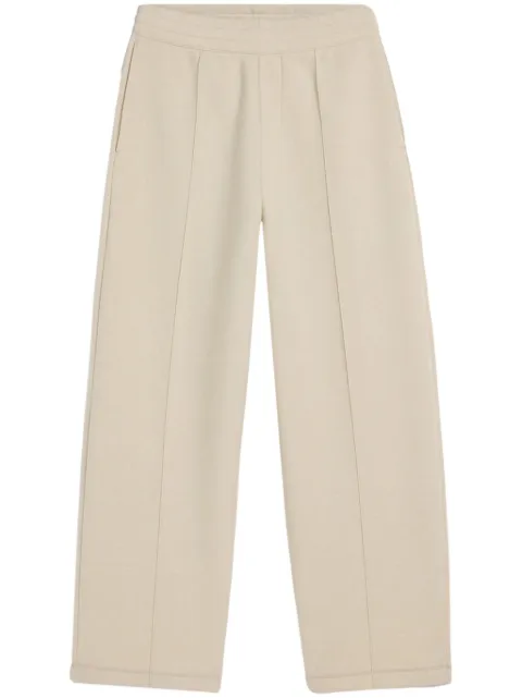 AMI Paris high-waisted pleated trousers Neutrals E25FTR218750
