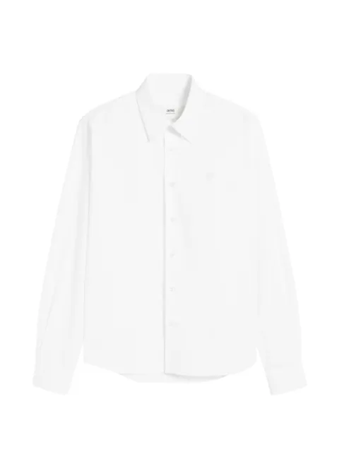 AMI Paris Ami de Coeur cotton shirt White E26BFHSH061CO0063