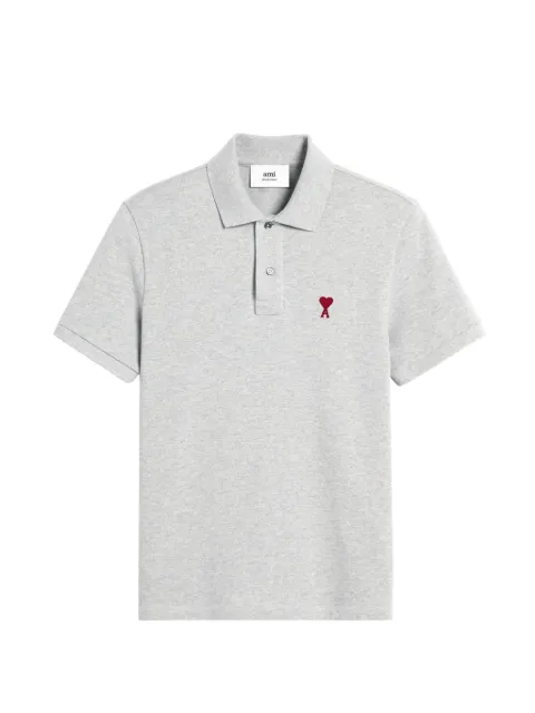 AMI Paris Ami De Coeur polo shirt Grey H26BFUPL001760