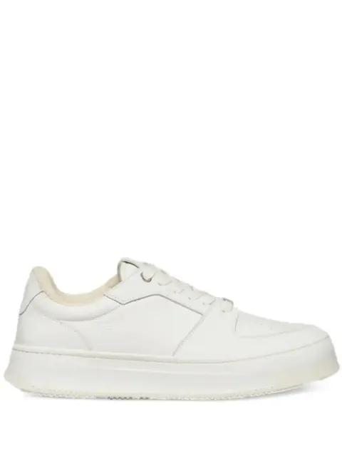 AMI Paris Arcade lace-up leather sneakers White H24USN429CV0002