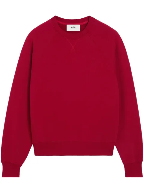 AMI Paris La Plage Ami sweatshirt Red H24SPUSW040747