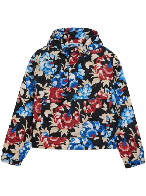 AMI Paris hooded windbreaker Black H24SPUJK106PA0024