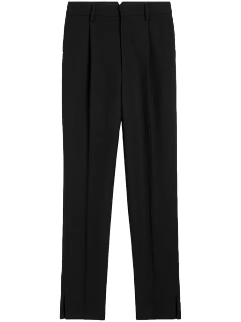 AMI Paris high-waisted tailored trousers Black H24FTR112WV0026