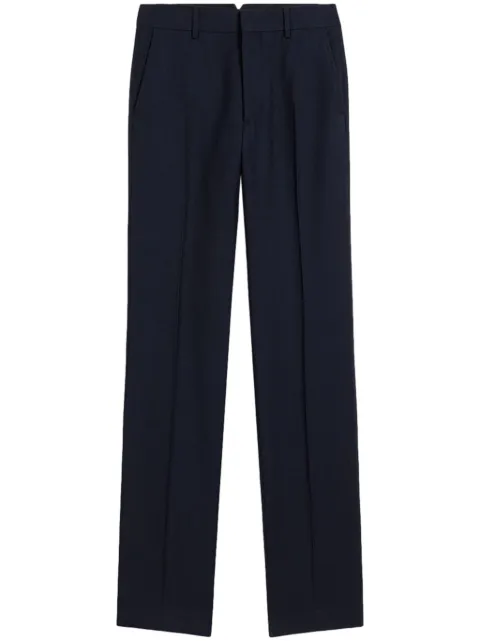 AMI Paris wool tailored trousers Blue H24HTR506WV0026