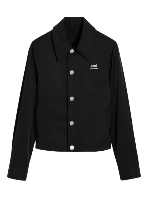 AMI Paris Ami Alexandre Mattiussi button-up jacket Black H25UJK242PA0007
