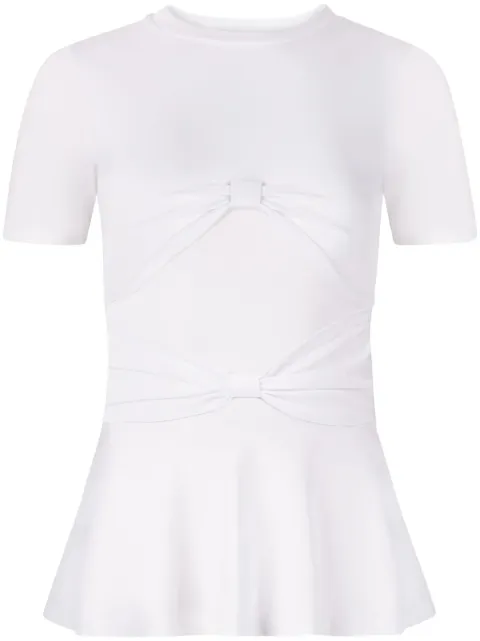 Nina Ricci bow detailed t-shirt White 24AJTO029CO1075U1000