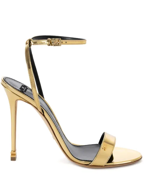 Elisabetta Franchi 105mm Étoile high-heeled sandals Gold SA23L40EC