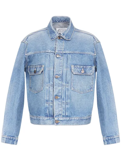 MM6 Maison Margiela four-stitch denim jacket Blue S50AM0628S30561