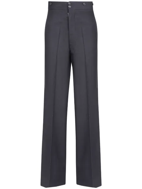 Maison Margiela Barathea wool trousers Black S50KA0654M35203