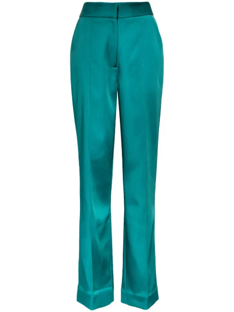 Saiid Kobeisy straight-leg trousers Green RTWFW24PT17