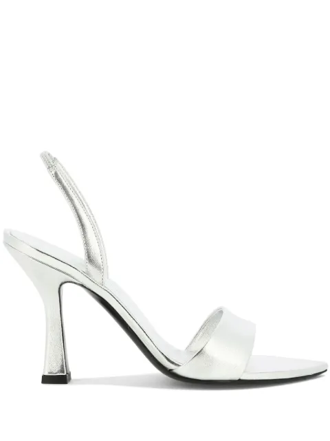 3juin slingback leather sandals Silver 324W5003S0875601