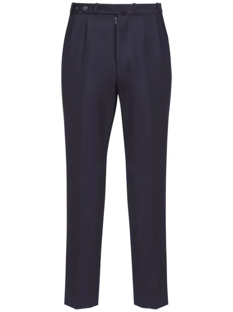 Maison Margiela virgin-wool cropped trousers Blue S50KA0651S76539