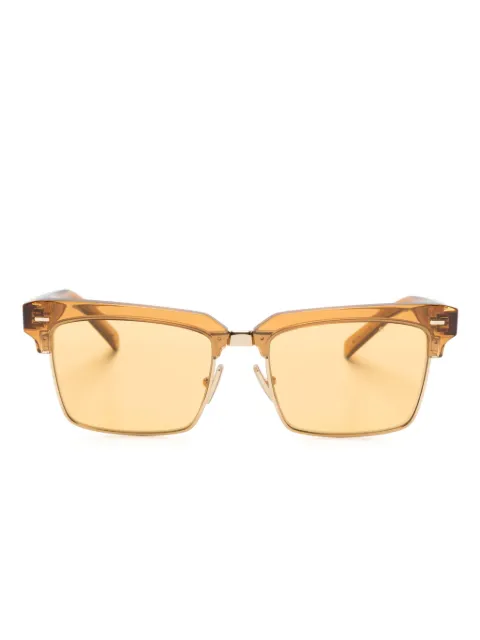 Miu Miu Eyewear MU10ZS rectangle-frame sunglasses Orange MU10ZS