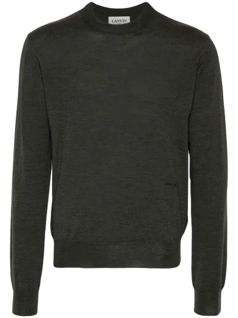 Lanvin seam-detail wool jumper Grey RMPO0038K200A24