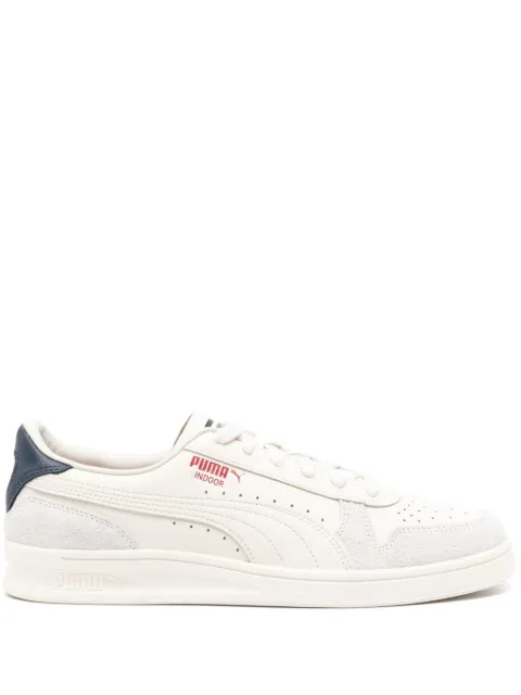 PUMA Indoor leather sneakers Neutrals 39725401