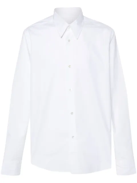 Lanvin long-sleeve cotton shirt White RMSI00185600A24
