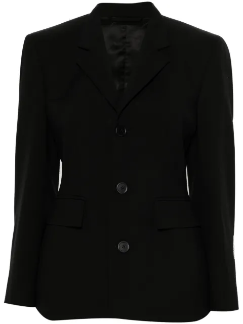 Balenciaga single-breasted wool blazer Black 794533TOT03