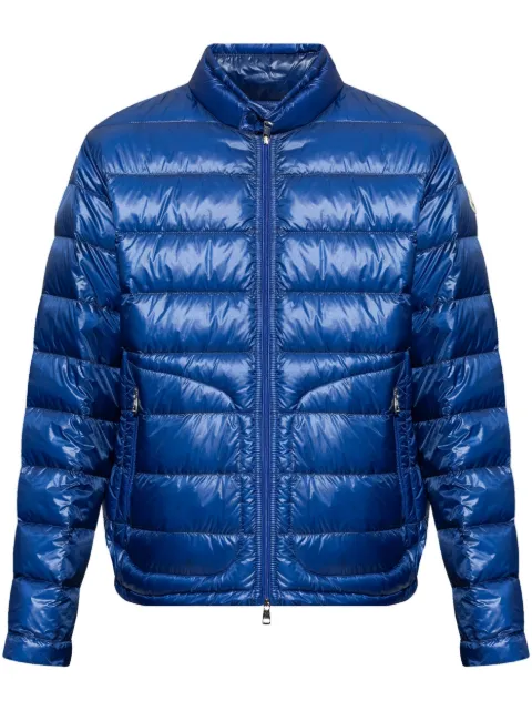 Moncler metallic finish down jacket Blue J20911A1060053029