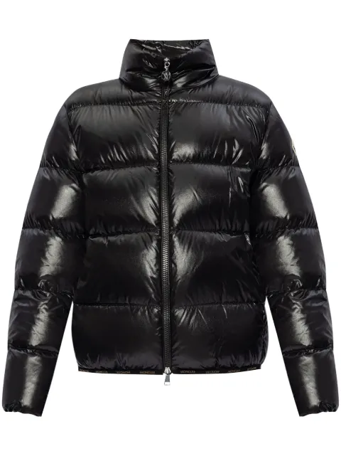 Moncler Abbadia quilted logo-patch jacket Black L20931A001405963V