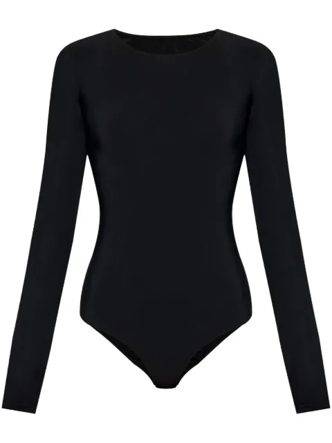 MM6 Maison Margiela numbers-motif bodysuit Black S52NA0064S24625
