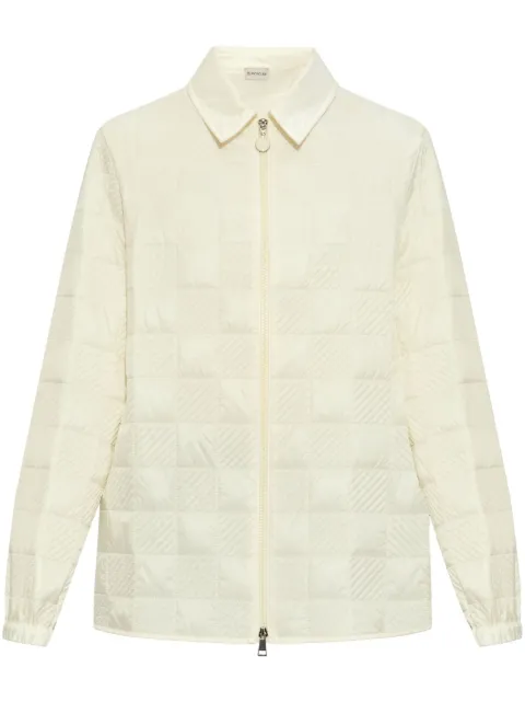 Moncler logo-appliqué jacket Neutrals J20932F00004788LM