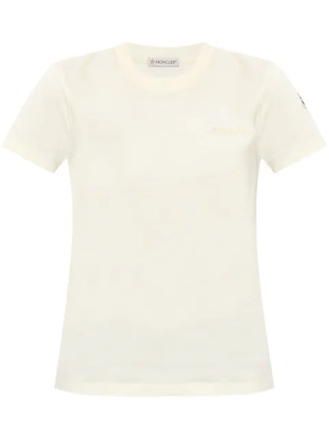 Moncler Moncler T-shirts and Polos White Neutrals K20938C0001989AIJ