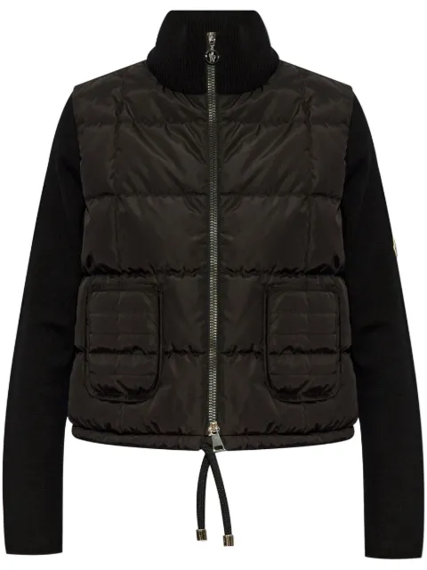 Moncler padded cardigan Black L20939B00067M1131
