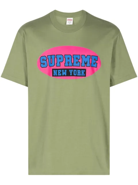 Supreme New York cotton T-shirt Green SU366