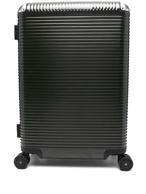 FPM Milano Bank Light Spinner 68 ribbed suitcase Green A1906801403