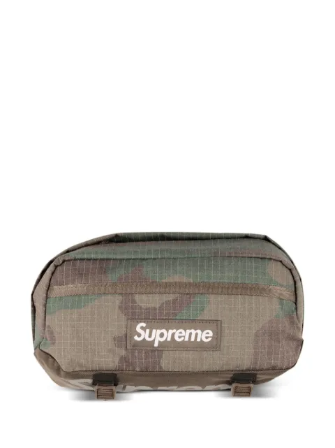 Supreme camouflage-print ripstop belt bag Brown SU363