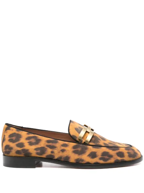 Aquazzura Brandi suede loafers Neutrals BDIFLAM0ASG