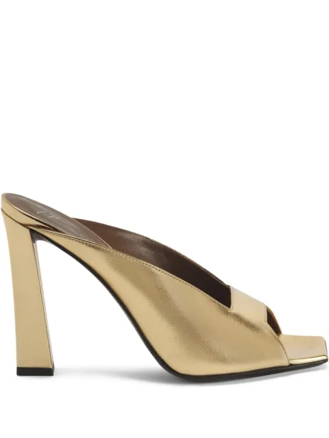 Giuseppe Zanotti Mya leather mules Gold I400015011