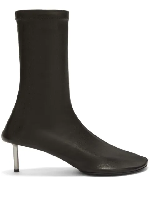 Jil Sander 60mm ankle leather boots Black J16WU0050P1758